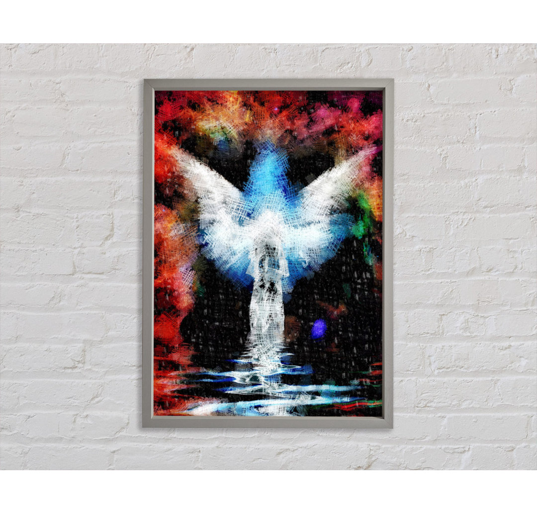 Angel Vision - Einzelner Bilderrahmen Kunstdrucke auf Leinwand