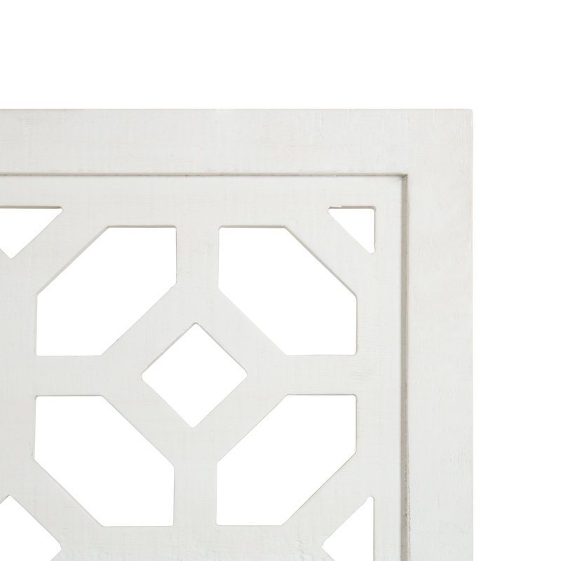 Latonia Wall Art Plaque 24x32, White 