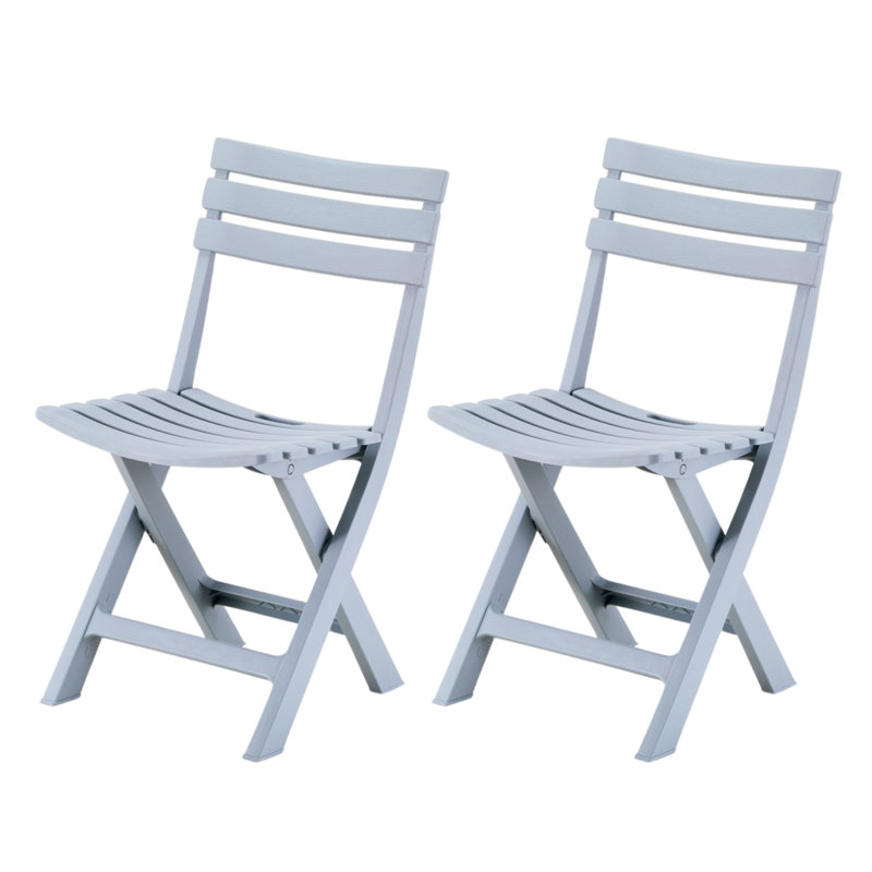 Chaise d'extérieur Addilyne, Gris