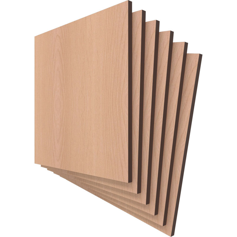 Planches en bois, Aulne, H 11,75 po x l 11,75 po x P 0,38 po