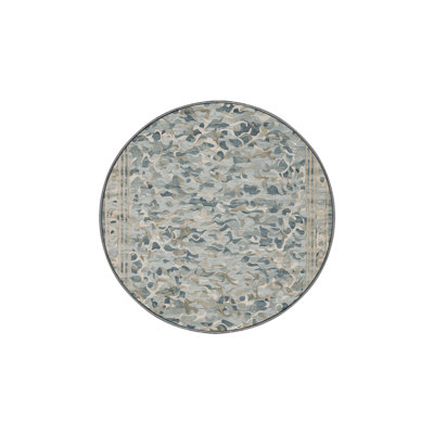 Machine Washable Gray Area Rug