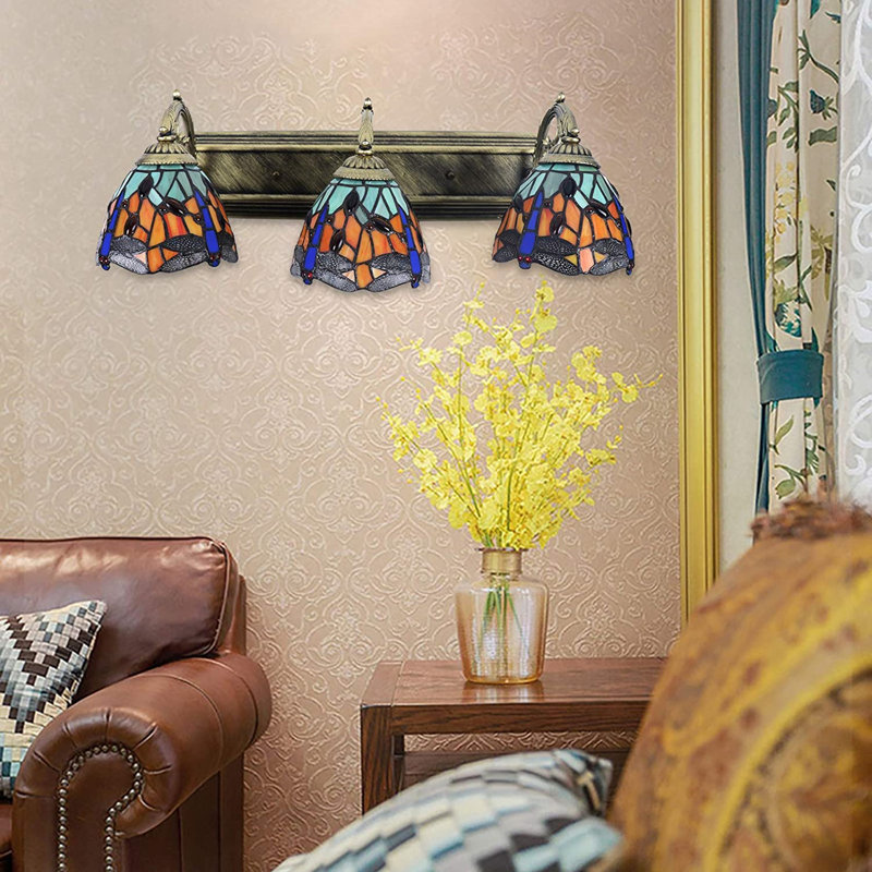 Three Dragonfly Wall Lamp Sconces (LED E27)