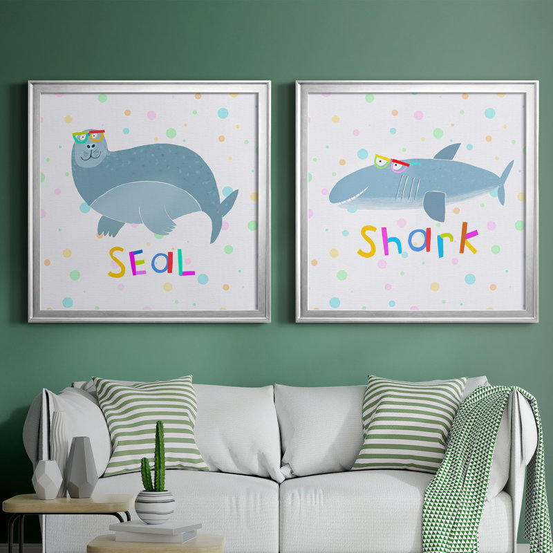 Animal Spots I Animal Spots I - Ensemble de 2 cadres photo sur toile, H 26,5 po x l 53 po x P 1,5 po