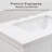 Modern Full Assembled 60"Bathroom Vanity With Sink Engineered Stone Top 4"Backsplash Freestanding Cabinet
