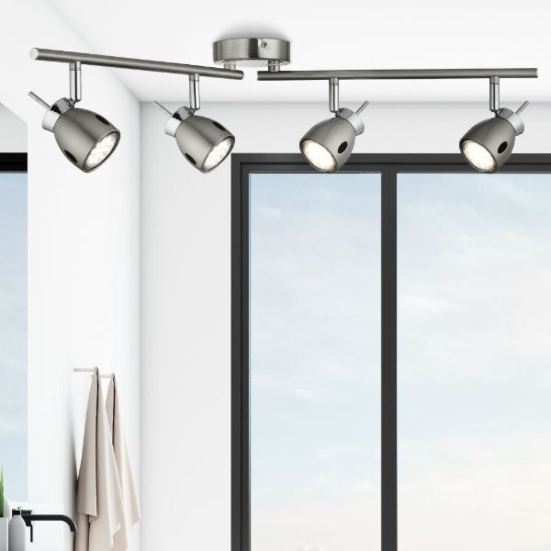 Brayden Studio Schienenbeleuchtungsset 4-flammig Grasser