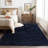 Large Navy Blue Washable Shag Area Rugs Non-Slip Fluffy Shag Plush Fuzzy Shaggy Rug for Living Room, Bedroom, Home Decor-1861915677