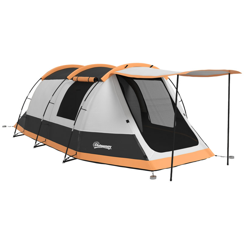 4 Person Tent, Orange
