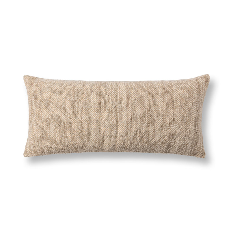Jai Linen Blend Throw Pillow, Rectangle 16"H x 36"W