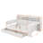 Full Size Daybed With Storage Shelves, Multi-Functional Bed With Two Storage Drawers And Study Desk-471091851