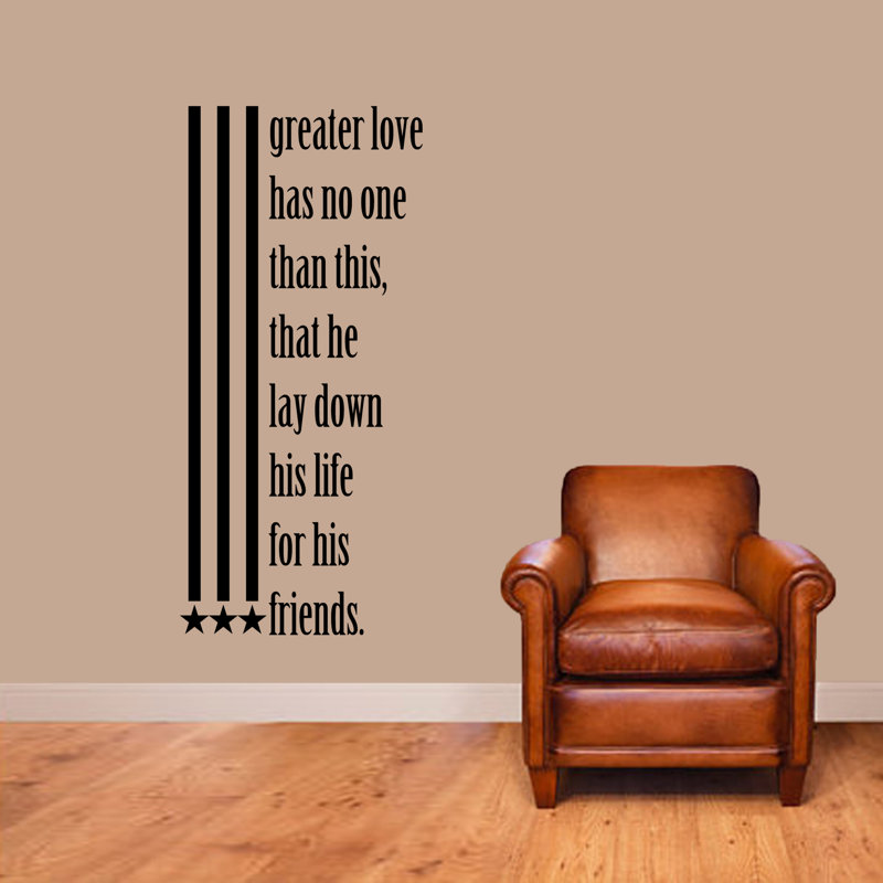 Text & Numbers Wall Decal, Black, Yes