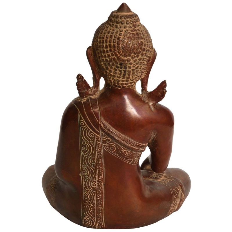 Figurine solennelle Shakyamuni le Momentous Bhumisparsha Mudra