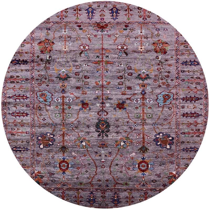 Oriental Indoor Rug, Round 8'
