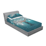 Microfiber Floral Fitted Sheet