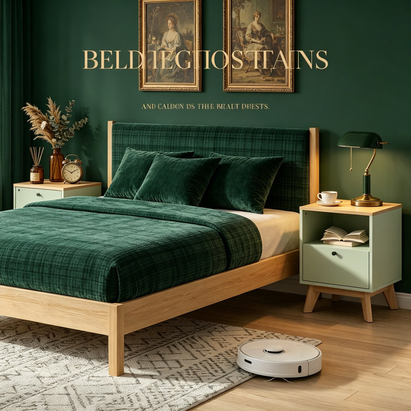 40cm W Bedside Table