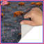 Tapis de bain Buffalo In Wildflowers Field-129217026