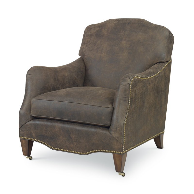 Chaise Gideon, Petit bronze antique, Espresso, Mélange de polyester blé maya