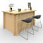 175cm Solid Wood Bar