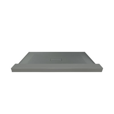 Transolid Trimslate 51-in x 40-in Shower Base with Adjustable Single Threshold and Center Drain