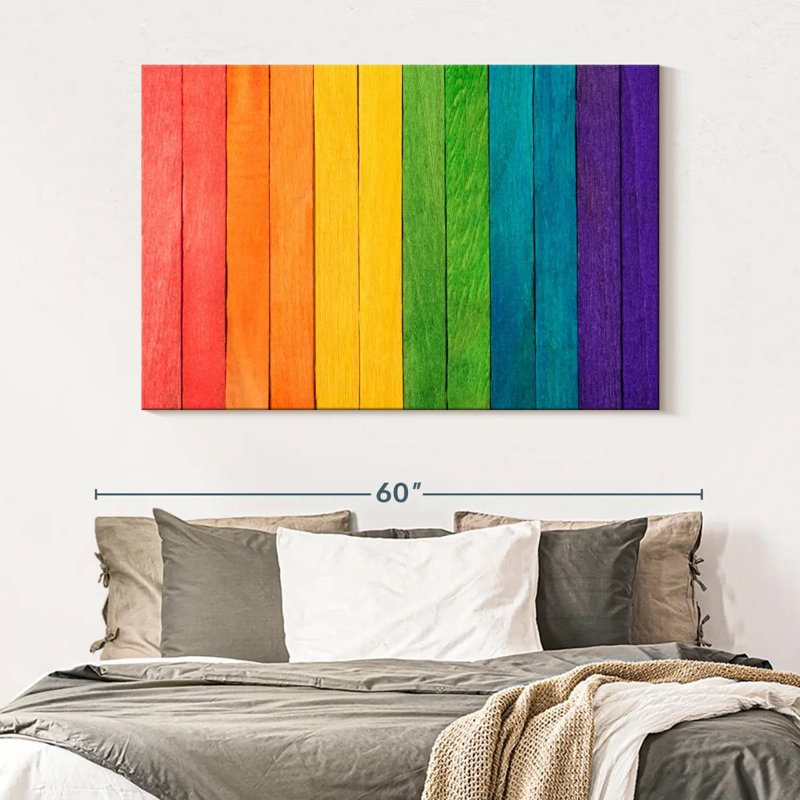 Kiahanna Pride On Wood, 34" H x 51" W