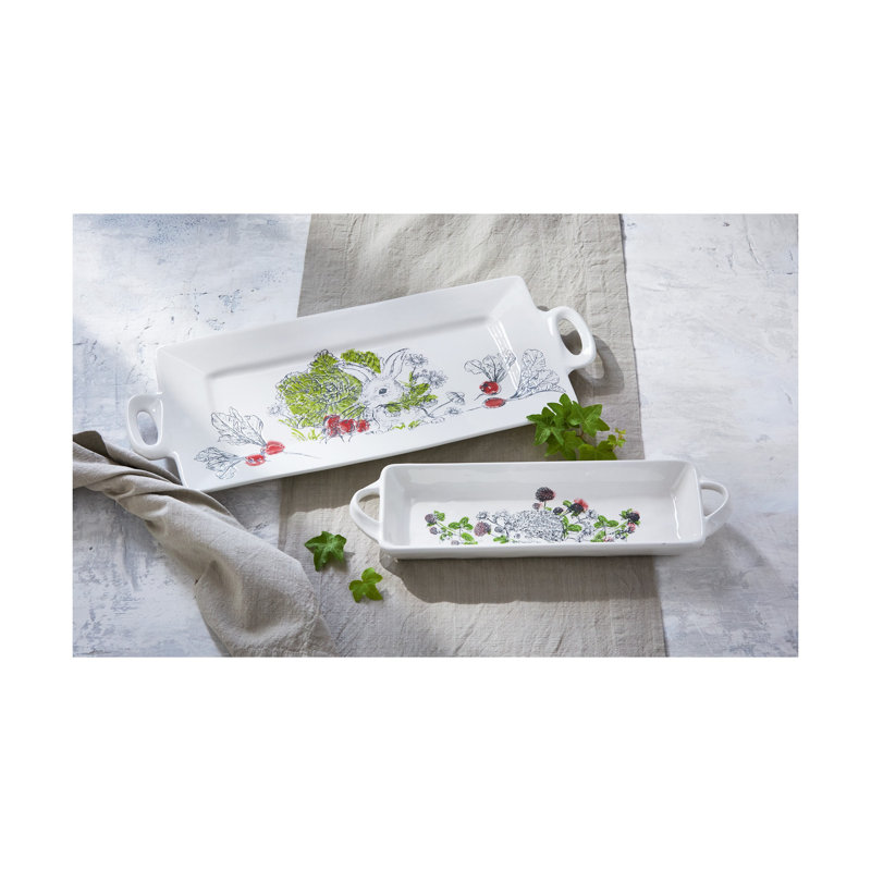Munching Bunny Rect Platter