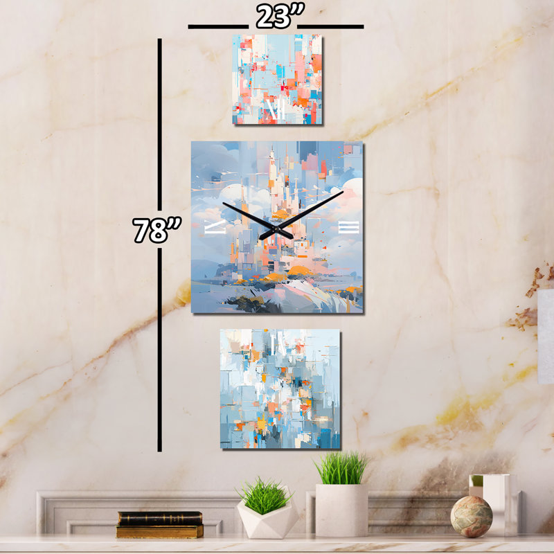 Shellenbarger Metal Wall Clock