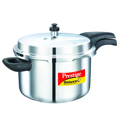 Prestige Cookers Deluxe Stainless Steel Pressure Cooker