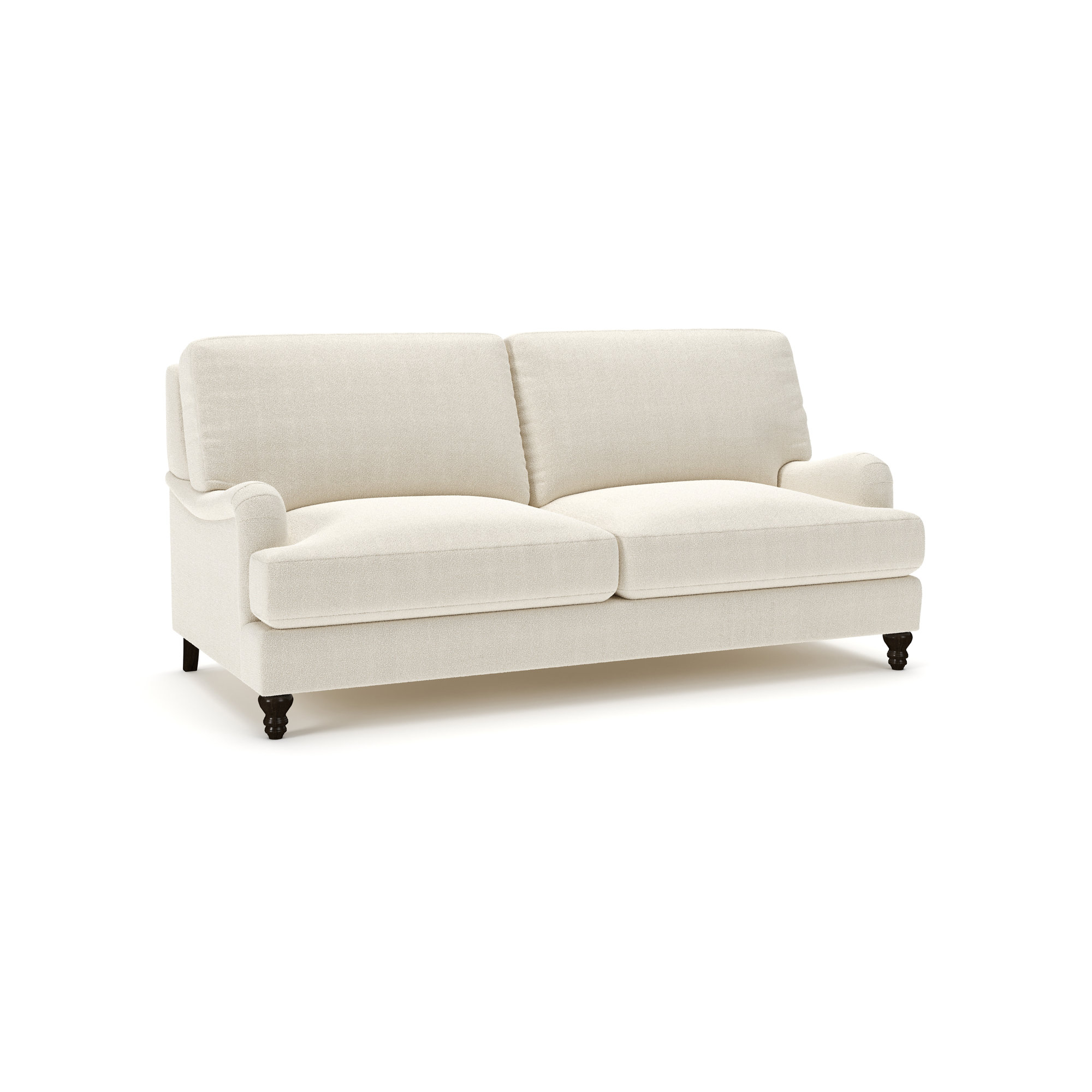 Walters 82'' Upholstered Sofa, Davis Pearl Bouclé Performance
