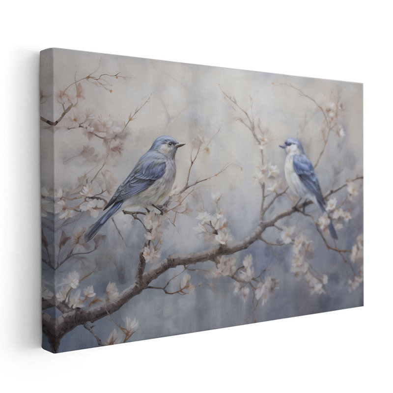 «Bloomsbury Birdsong - Reproduction d'art sur toile», H 12 po x l 18 po
