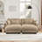 91" Oversized Upholstered Chaise Lounge Indoor-2017285422