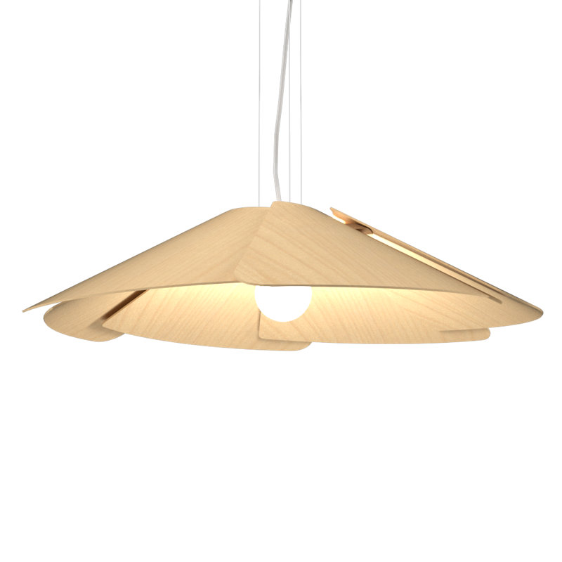 Fuchsia 1 - Light Pendant, Maple