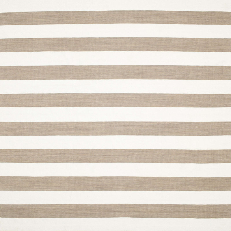 Tapis contemporain brun / blanc, Carré 3 pi