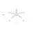 54" Lun Aire 5 - Blade LED Standard Ceiling Fan with Pull Chain and Light Kit Included-24834001