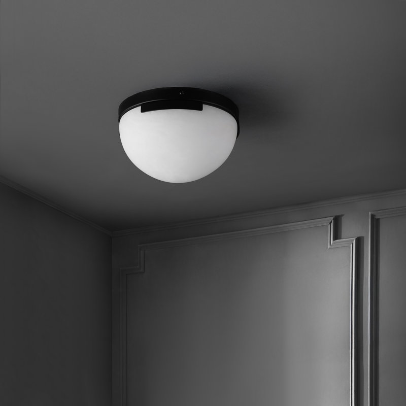 Eddie 1 - Light Flush Mount, Black
