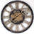 Wall Clock 36" Round Oversized for Living Room decor with Real Moving Gears America Collection-87147384