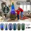 Arbre de Noël vert 6,2 pi avec 282 lumières DEL