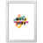 White Grain Frame