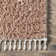 Laurel Performance Shag Tasseled Pink Rug