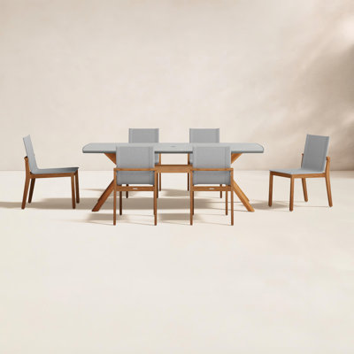 Amira 87" Patio Dining Set