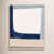 Toile avec cadre blanc