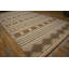 Vintage Mid Century Modern Large Earthy Color Geometric Flat Woven Indian Dhurrie Rug