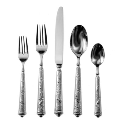Birds of Paradise 20 - Piece Stainless Steel Flatware Set - Service for 4