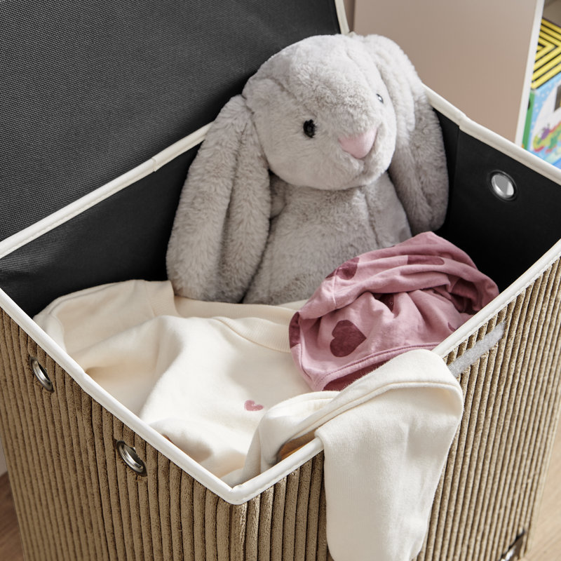 Collapsible Laundry Hamper with Lid