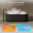 MonBlari 67" X 29" Solid Surface Freestanding Soaking Bathtub with Overflow and Pop-up Drain For Bathroom-120904045