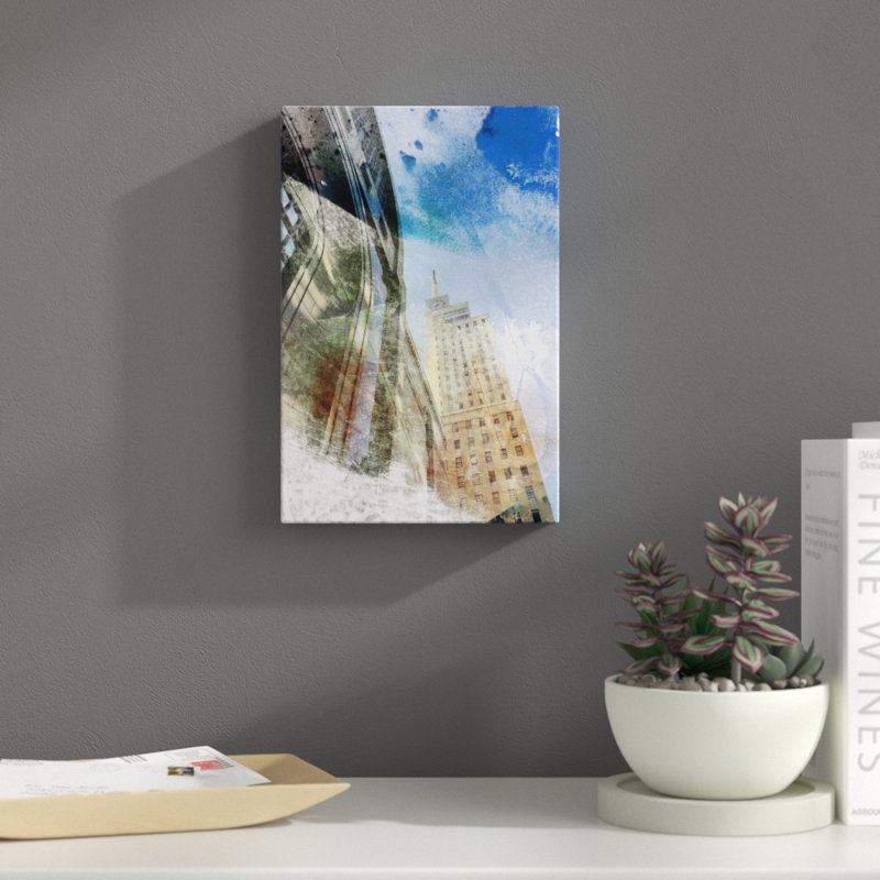 Dallas Architecture I by Sisa Jasper - Print on Canvas, Wrapped Canvas, 30cm H x 20cm W