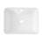 19x15" Bathroom Vessel Sink Ceramic Modern White - Rectangular, Stain-, Countertop Mount 19"x15", White, Stain ,