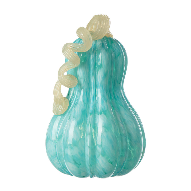 Gourde en verre d'automne 8,5 po, Vert