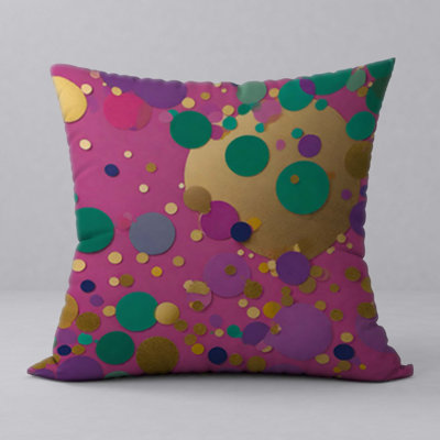 Abstract Reversible Throw Pillow