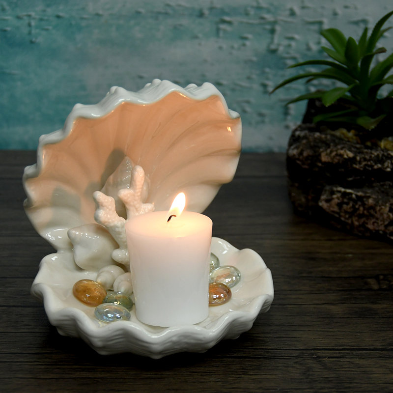 Bougie votive sans parfum Votive, Blanc, Ensemble de 12