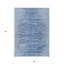 Tapis intérieur lavable abstrait bleu et bleu ciel HomeRoots 5 pi x 8 pi