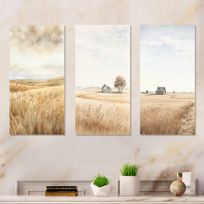 Prairie Beauty Unveiled - Prairies Metal Wall Decor Set Of 3